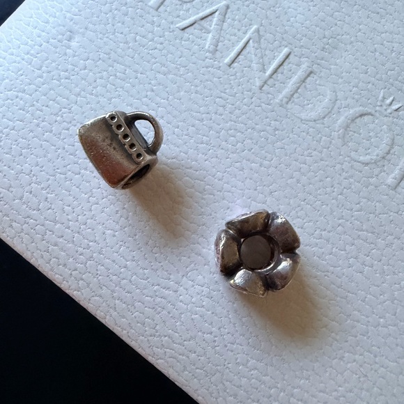 SOLD! Pandora Silver Red Charm Collection bundle tub dog - Picture 13 of 16